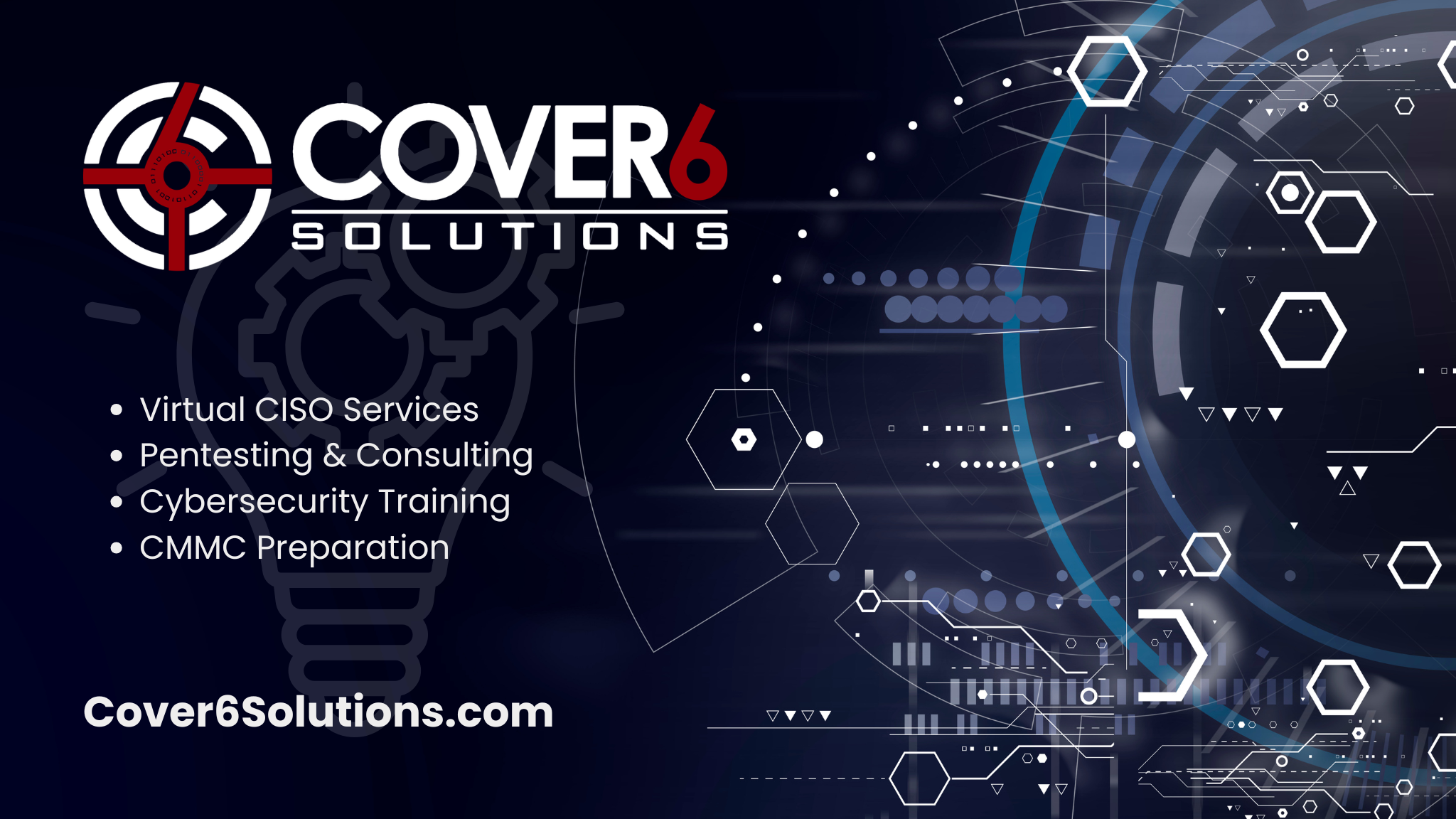 Cover6 Solutions - Virtual CISO Services, Pentesting & Consulting, Cybersecurity Training, CMMC Preparation