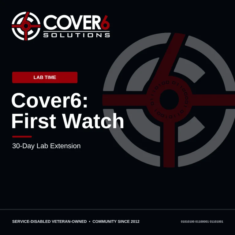 Cover6: First Watch — 30-Day Lab Extension
