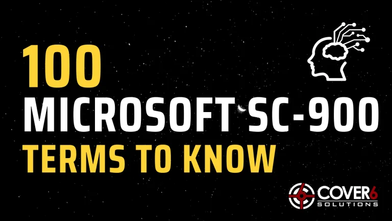 100 Microsoft SC-900 Terms to Know