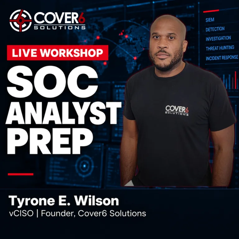 SOC Analyst Prep — Live Workshop — December 2026
