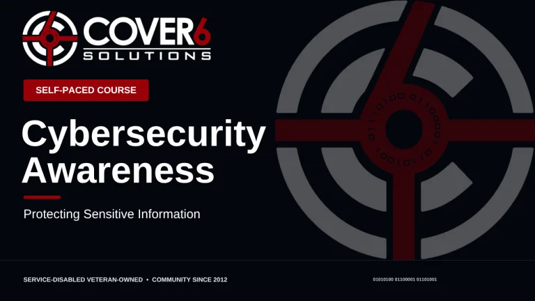 Cybersecurity Awareness: Protecting Sensitive Information — Cover6 Academy course image