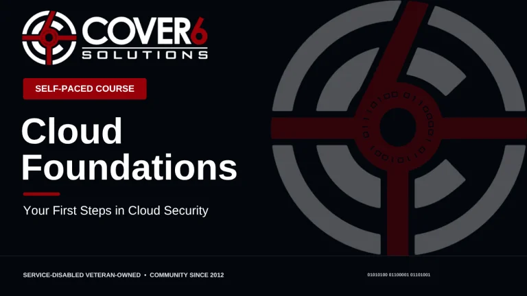 Cloud Foundations: Your First Steps in Cloud Security — Cover6 Academy course image