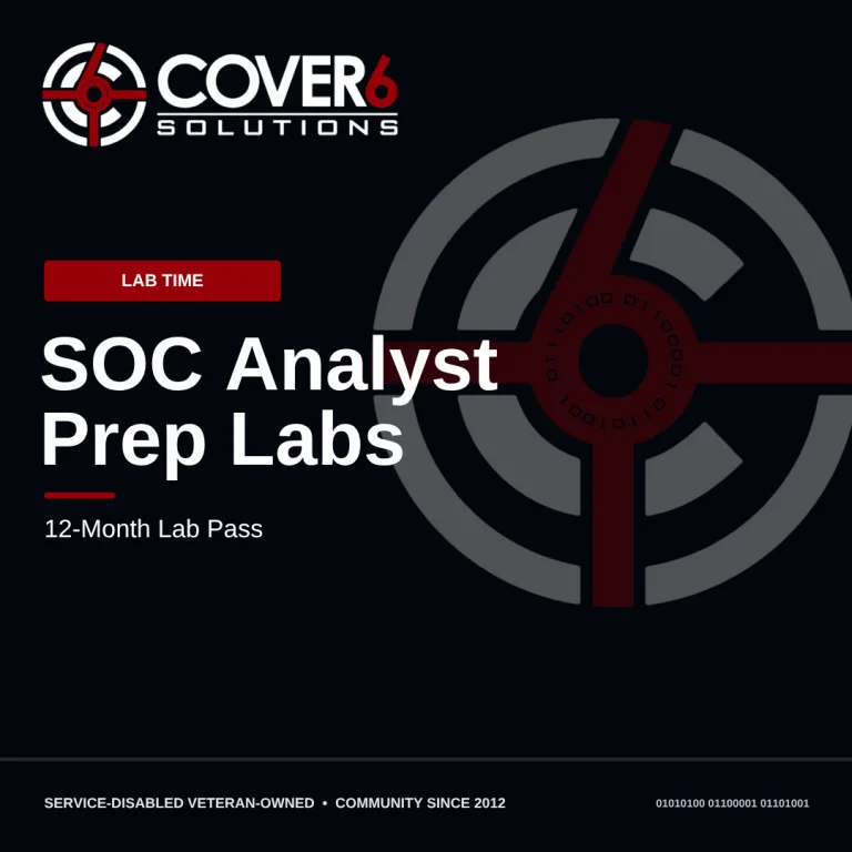 SOC Analyst Prep Labs — 12-Month Lab Pass