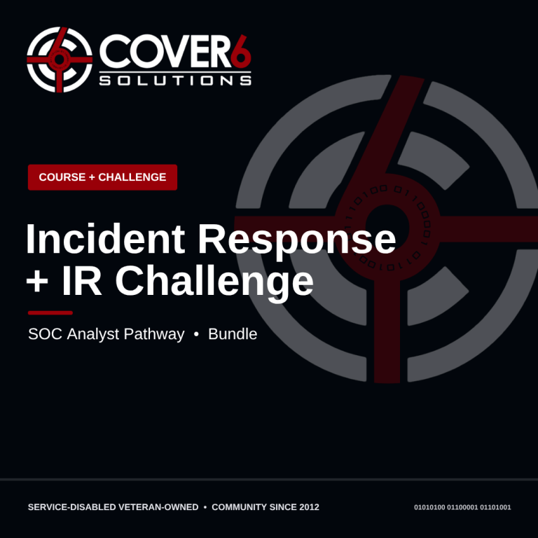 Incident Response + Cover6 IR Challenge Bundle
