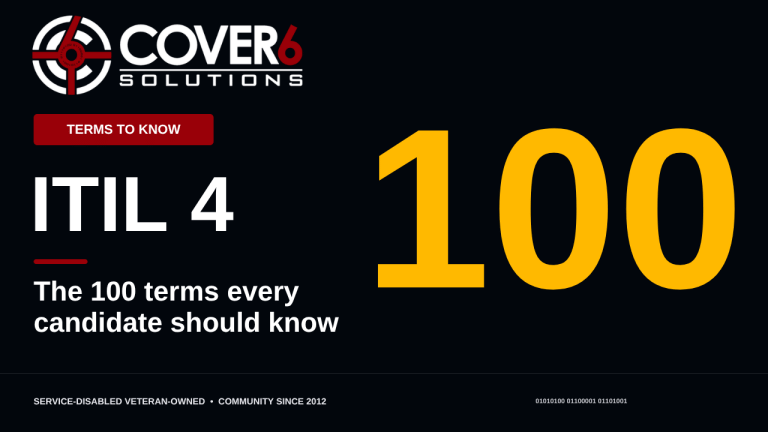 100 ITIL 4 Terms to Know