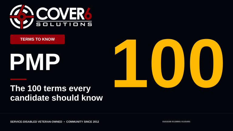 100 PMP Terms to Know