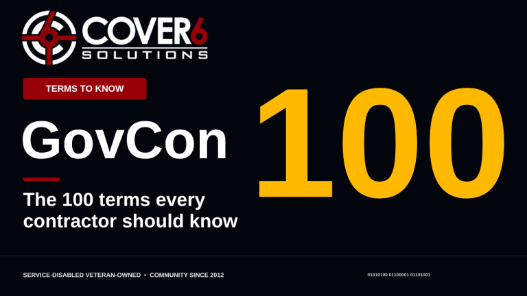 100 GovCon Terms to Know
