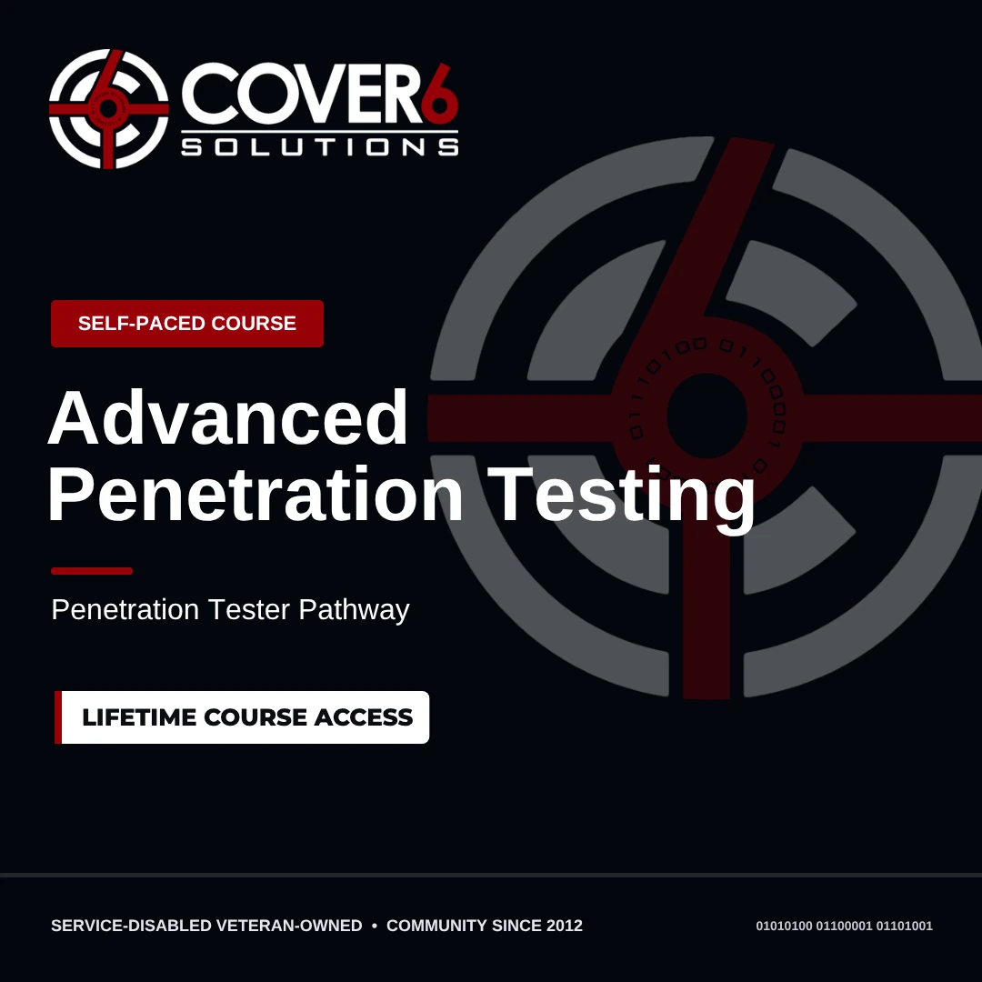 Advanced Penetration Testing course image. Lifetime course access.