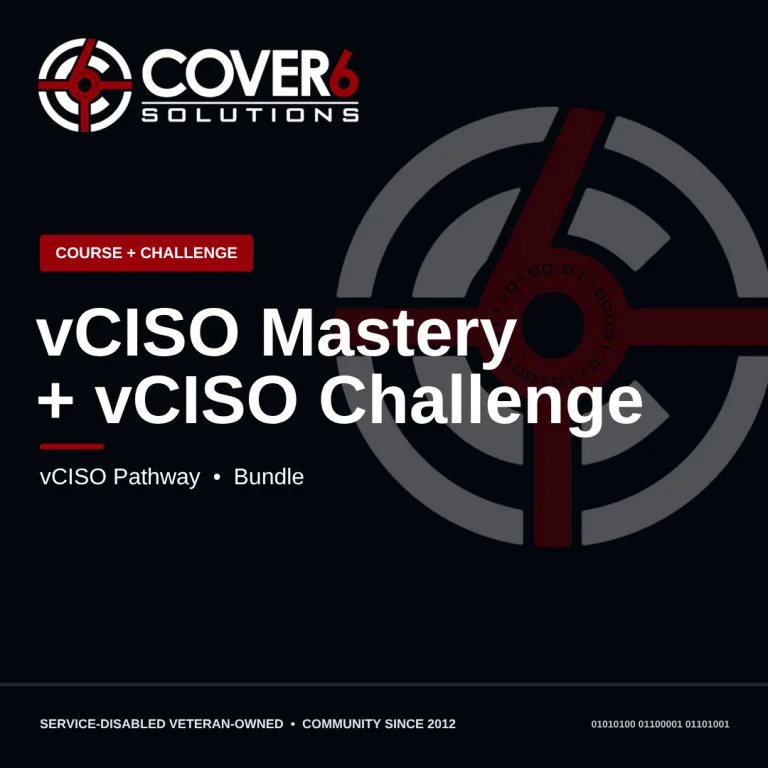 vCISO Mastery + Cover6 vCISO Challenge